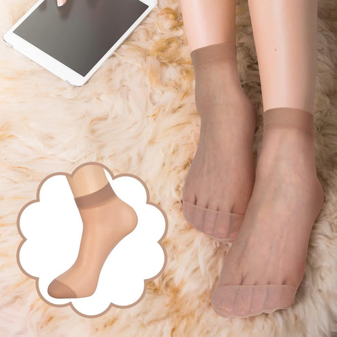 Bencailor 24 Pairs Women's Sheer Ankle Socks Thin Nylon Socks for Women Transparent High Hosiery Stockings for Girls...
