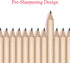 Outus 72 Pieces Golf Pencils Half Pencils with Eraser Baby Shower Pencils Mini Pencils for kids for Baby Shower Bridal Shower Wedding Golf School ...