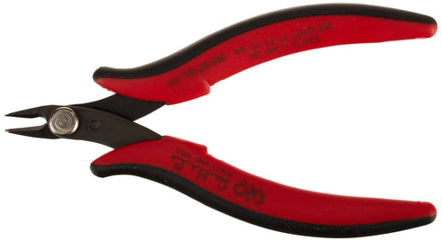 Hakko CHP TR-20-SM Slim Head Micro Soft Wire Cutter, Flush-cut, 2.0mm Hardened Carbon Steel Construction, 21-Degree Angled Jaw, 8mm Jaw Length,20 ...