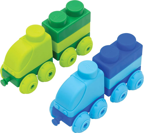 UNiPLAY Truck and Trailer Set, Building Block Truck for Cognitive Development, Motor Skills, Sensory Learning, Educational Toy for 3 Years Old and...