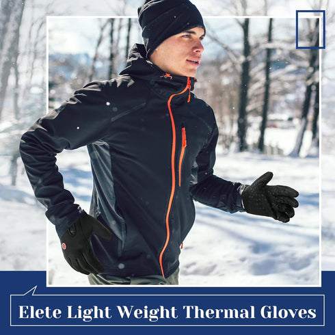 3 Pairs Outdoor Winter Touchscreen Gloves Windproof Waterproof Gloves Thermal Glove for Running Hiking Climbing for Men Women...