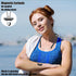Neckband Bluetooth Headphones,Around The Neck Wireless Workout Earbuds with Magnetic,15 Hours Playtime Deep Bass Headset, Waterproof and Sweatproo...