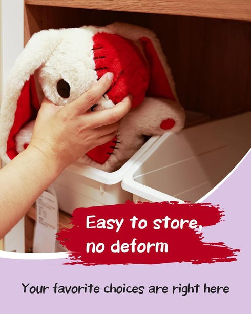 Crazy Bunny Toys for Kids,Cute Dreadful Bunny Stuffed Animal Long-Eared Standing Toy, Adorable Easter Anxiety Rabbit Plushie Birthday Gift for Kid...