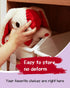 Crazy Bunny Toys for Kids,Cute Dreadful Bunny Stuffed Animal Long-Eared Standing Toy, Adorable Easter Anxiety Rabbit Plushie Birthday Gift for Kid...