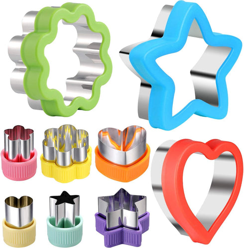 Cutter Shapes Set Different Sizes Cookie Cutters Set Fruit Cookie Pastry Stamps Mold...