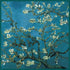 Women's Van Gogh Oil Painting Square Scarf Fashion Literary Imitation Silk HairBand...