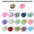 Cadikez 400PCS Natural Stone Beads 8MM Smooth Round Agate Gemstone Beads Spacer Beading Colorful Loose Beads Charms for DIY Bracelet Necklace Earr...