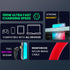 360 PRO 100W USB-C Magnetic Phone Charger (Pack of 2) - 6 in 1 Magnet Charging Cable Fast Charging & Data - Works with i-Products, Type-C and Micr...
