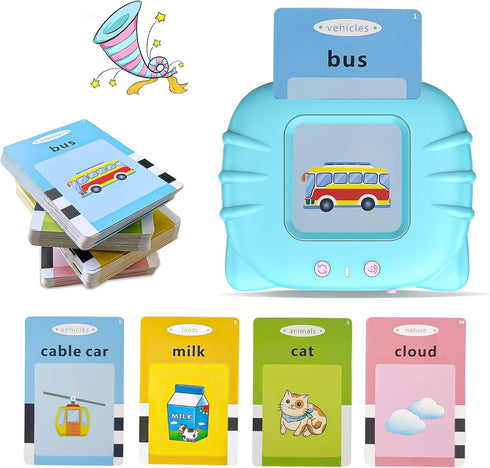 Talking Flash Cards for 3-6 Kids Sight Words Educational Toys Makolle Toddler Learning Toys Speech Therapy Sensory Toys for Autistic Children 224 ...