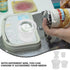 Healifty Dental Silicone Mixing Cup Lab Rubber Mixing Cup Self Coagulation Practical Dental Oral Cup...