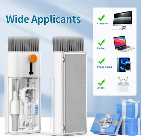 Keyboard Cleaner Laptop Cleaning Kit - 12 in 1 Computer Tech Cleaning Brush, Electronic Screen Cleaner with Multi-Function Cleaning Pen for MacBoo...