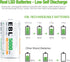 EBL C Size C Cell 5000mAh Ni-MH Rechargeable Batteries, Pack of 2...