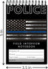 Law Enforcement Incident Report Notepads, Sheriff, Security & Police Gear, EDC Officer Notebook, Cop Gifts, Interview Equipment Accessories Book, ...