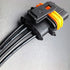 ALLMOST 5pcs set Compatible with Volvo 5 Cyl Electrical Connector of Ignition Coil UF341 30713416 plug...