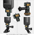1/4" Adapter Screw Head Camera Mount, Camera Tripod Mount for Gopro Adapter, CNC Aluminum Conversion Adapter for GoPro Hero, DJI, Insta360, Sjcam ...