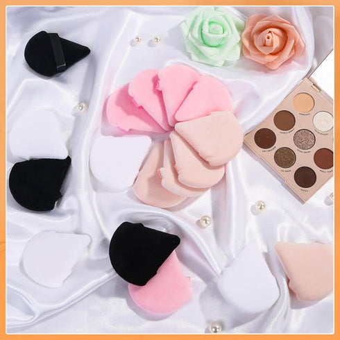 20pcs Triangle Powder Puff, Setting Powder Puff for Make Up, Face Puff Pads for Loose Powder and Press Powder, Makeup Sponge Powder Applicator for...