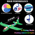 2 pcs Flashing Luminous Glider Plane 2 Flight Mode Aerobatic Superb Charming Shining Foam Airplane can Fly at Night for Kids as The Best Gift. (Le...