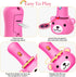 Projector Flashlights for Kids - Toy Flashlight with 80 Patterns,Kids Early Learning Educational Interactive Toy,Cute Bear Shape,Present for Age 3...