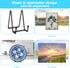 Plate Stands for Display, 4 Pcs 4-1/4 Inch Plate Holder Display Stand, Metal Iron Picture Frame Holders Stand for Book Photo Small Easels Plaque D...