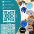 25 Pack Tile Stencils, Reusable Flower Pattern Painting Stencils for Painting on Wall Wood Floor Furniture...