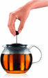 Bodum 34oz Assam Glass Tea Press with Stainless Steel Filter, Brushed...