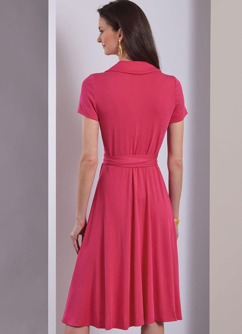 Vogue Misses' Wrap Dresses Sewing Pattern Packet, Design Code V1952, Sizes 6-8-10-12-14...