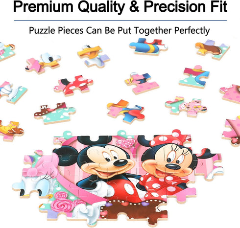 LELEMON Puzzles for Kids Ages 4-8,60 Piece Puzzles for Kids Ages 4-6,Children Jigsaw Puzzles Kids Puzzles in a Metal Box,Educational Learning Puzz...