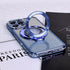 Fycyko Magnetic Case for iPhone 13 Pro Max with Holder Stand,Rhinestone Glitter Plated Bling Luxury Phone Case?Compatible with MagSafe? Shockproof...