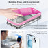 Compatible With iPhone 15/14 pro Privacy Screen Protector 6.1 Inch Anti Blue Light for iPhone15 Tempered Glass 28° Rose red Gradient Anti-Spy Easy...