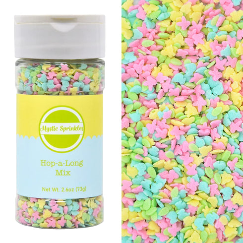Mystic Sprinkles Easter Sprinkle Mixes (Hop-A-Long Confetti Mix 2.6oz)...