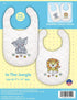 Design Works Crafts Janlynn Stamped for Cross Stitch Baby Bib Kit, in The Jungle...