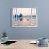 artopia Lake Mountain Wall Art - Canvas Picture of Sunrise and Sunset, Ideal Home House Bedroom Decor, 16x12 inches...