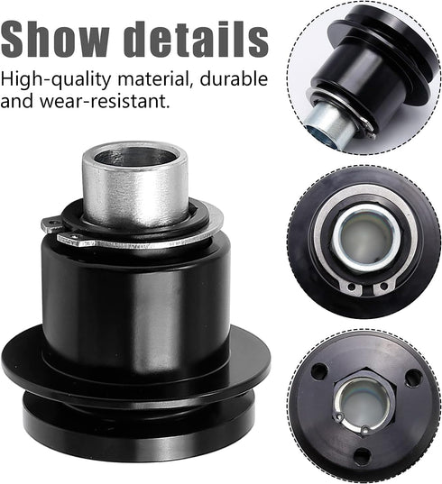 360° Steering Wheel Quick Release Disconnect Hub Kit with Bolts and Washer...