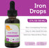 Zahler's Iron Drops, Liquid Iron Concentrate, Gentle and Non-Constipating Iron Formula, 2 Fl OZ...