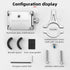 Bike Phone Holder 2 PCS Aluminum Alloy Lightweight Bicycle Motorcycle Handlebar Phone Mount Holder Universal Compatible with Phones of Different S...