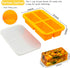 Bangp 1-Cup Silicone Freezing Tray with Lid,Silicone Soup Freezer Molds,Silicone Freezer Container,Silicone Molds for Soup and Food Storage - Make...