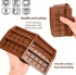 Silicone Chocolate Candy Bar Molds, Rectangle Wax Melt Molds for Lover Mothers Fathers Day DIY Chocolate Molds Gift (6 Cell 10 Section)...