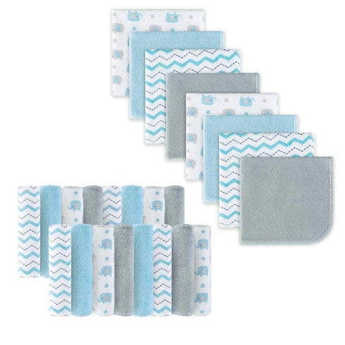 Softan Baby Washcloths, 24Pack Baby Wash Cloths Extra Soft & Ultra Absorbent, Baby Towels and Washcloths Face Towels for Unisex Boys Girls Body, W...