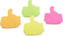 Stik-ie Thumbs Up Sticky Notes. 100 Sheets. 4 Assorted Colours....