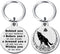 Alotozo Norse Viking Keychain for Men Women - Compass, Tree of Life, Wolf, Odin, Ravens Mythology Gift for Birthday Christmas...