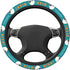 Miami Car Steering Wheel Cover, Football Elasticity Anti Slip Sweat Absorption Universal Car Accessories 15 inch for Most Vehicle Sedan, Truck, SU...