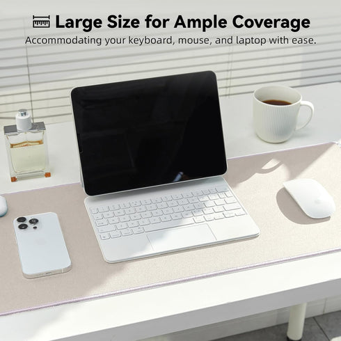 Waterproof Large Gaming Mouse Pad with Durable Stitched Edges, Non-Slip Rubber Base, Smooth Surface Mouse Mat Desk Pad for Home Office Gaming, 27....