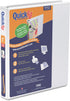 QuickFit View Binder, 1 Inch, Round Ring, White, 87110...