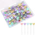 Elisel 200 pcs Multicolor Straight Pins Straight Quilting Pins Craft Positioning Pins Fixed Sewing Marker Needle for Crafting Dressmaker and Other...