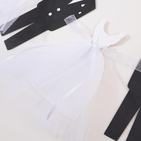 Bridal Shower Decoration Wedding Banners - Core Decorations for The Bride and Groom, Engagement Party Table Decorations, Wedding Dress Selection, ...