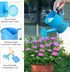Sungmor Small Watering Can Set Cute Little Gardener Kit | Package includes 3PC Blue Number Watering Can & Trowel & Rake Gardening Hand Tools | Per...