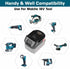 Battery Adapter DM18M for Makita 18V Tools, for Dewalt 20V & for Milwaukee M18 18V Battery to Makita 18V Battery Tools, with USB Charging Port...