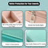 MODENGKONGJIAN Mini Jewelry Travel Case, PU Leather Travel Jewelry Organizer Box, Small Portable Portable Jewellery Storage Holder for Womens Ring...