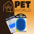 Pet Bath Brush, Soft Silicone Pet Bath Brush for Dogs and Cats, Bathing Accessories for Pets Shower Gift, Green, Yellow, Blue, red...