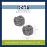 RSVP International Endurance Cleaning Collection Stainless Steel Scrubbies, Heat-Treated, Pressed & Curled, Long Lasting, Non-Rusting, Scrubber, 2...